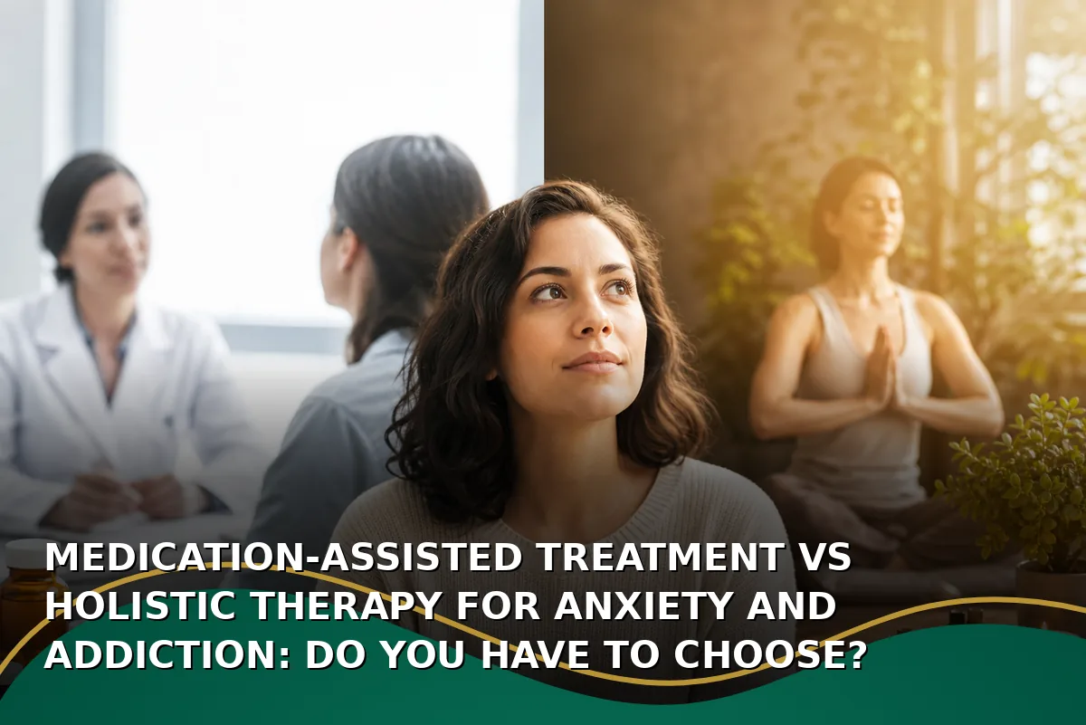 Medication-Assisted Treatment vs Holistic Therapy for Anxiety and Addiction: Do You Have to Choose?