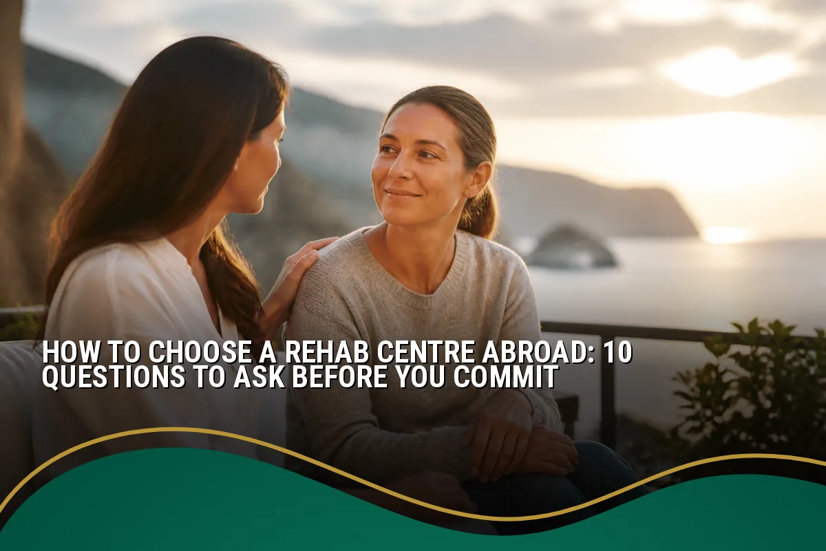 How to Choose a Rehab Centre Abroad: 10 Questions to Ask Before You Commit