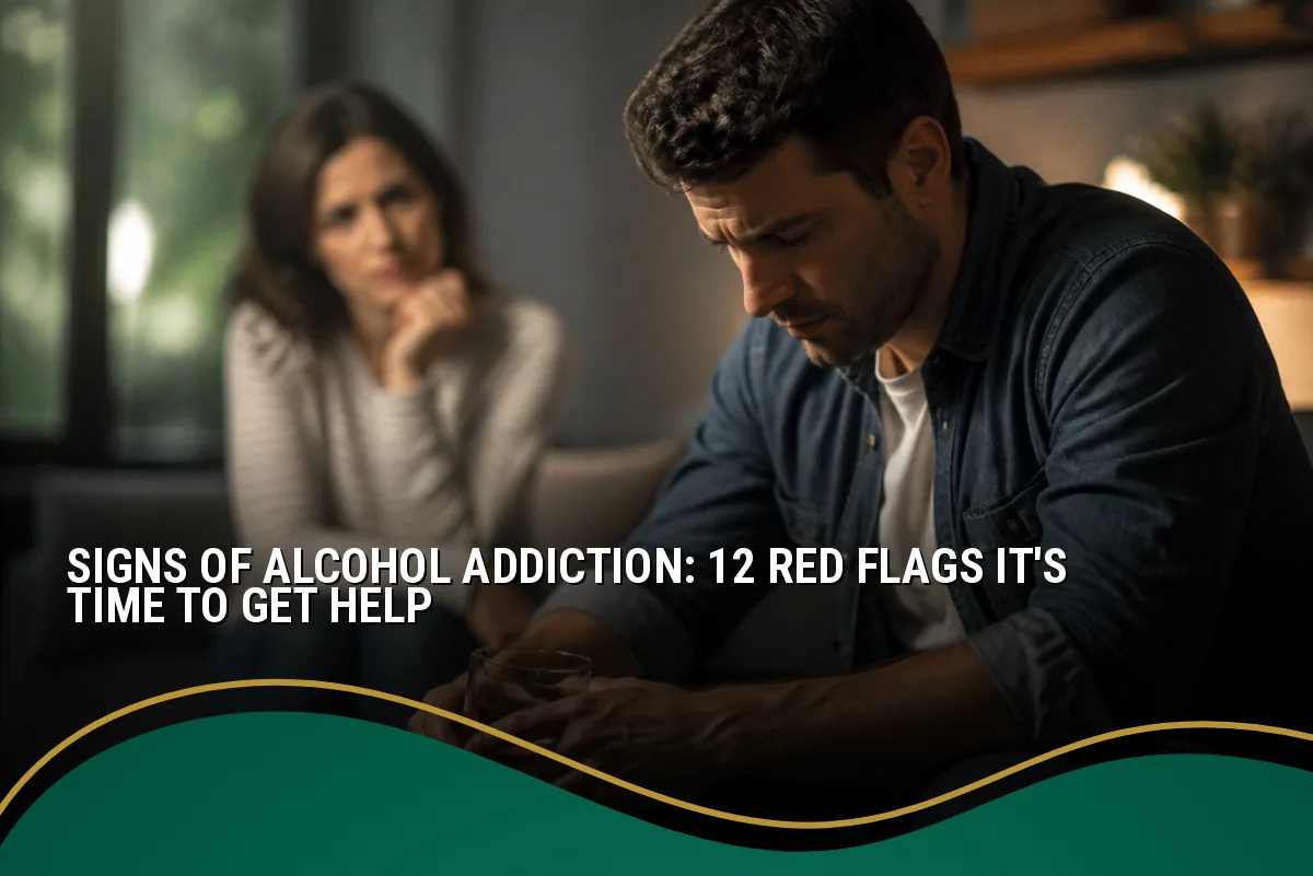 Signs of Alcohol Addiction: 12 Red Flags It's Time to Get Help